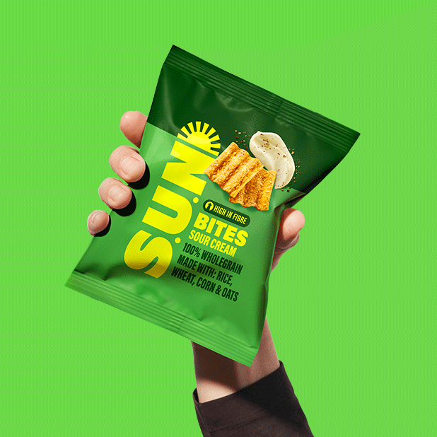 Sour Cream Hand with bag